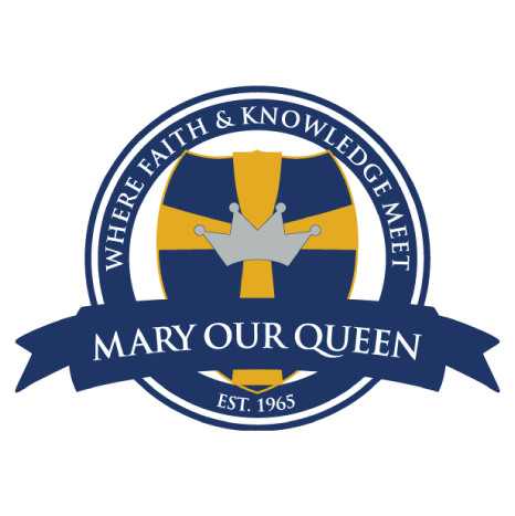 mary our queen catholic school logo